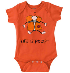 Baby Life Vest Romper Bodysuit-Direct To Garment Print-Brisco Baby