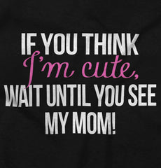 Im Cute Infant Baby Bib-Direct To Garment Print-Brisco Baby