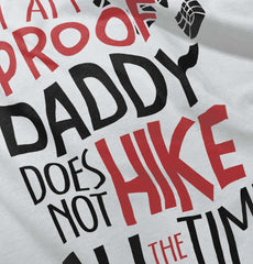 Hiking Dad Romper Bodysuit-Direct To Garment Print-Brisco Baby