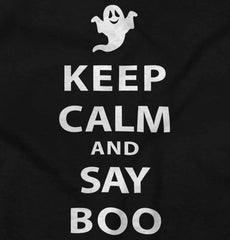 Say Boo Infant Baby Bib-Direct To Garment Print-Brisco Baby