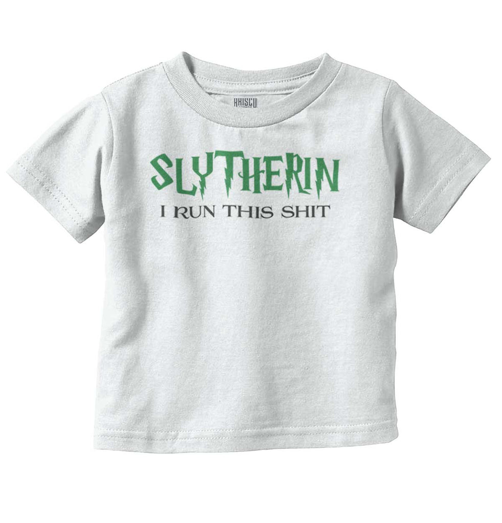 Slytherin Infant Toddler T Shirt-Direct To Garment Print-Brisco Baby