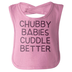 Chubby Babies Infant Baby Bib-Direct To Garment Print-Brisco Baby