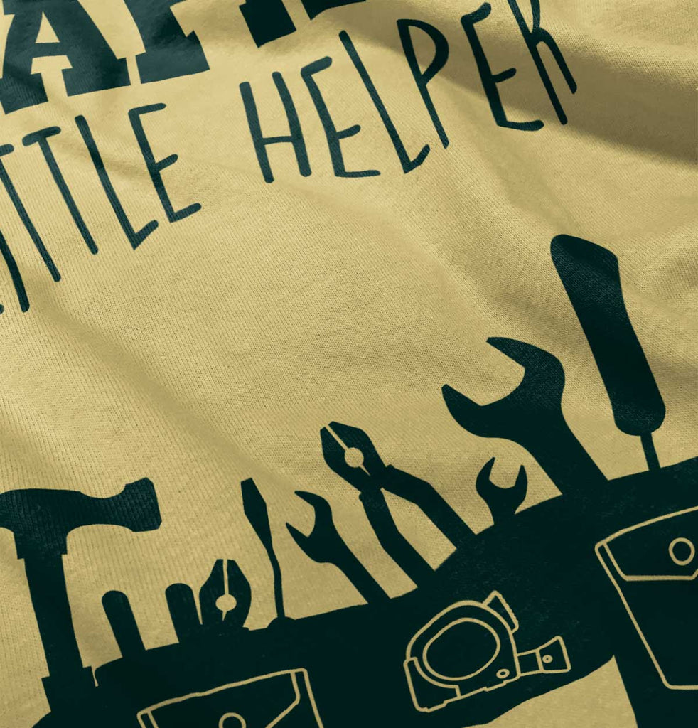 Papa's Little Helper Infant Toddler T Shirt-Direct To Garment Print-Brisco Baby