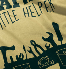 Papa's Little Helper Infant Toddler T Shirt-Direct To Garment Print-Brisco Baby