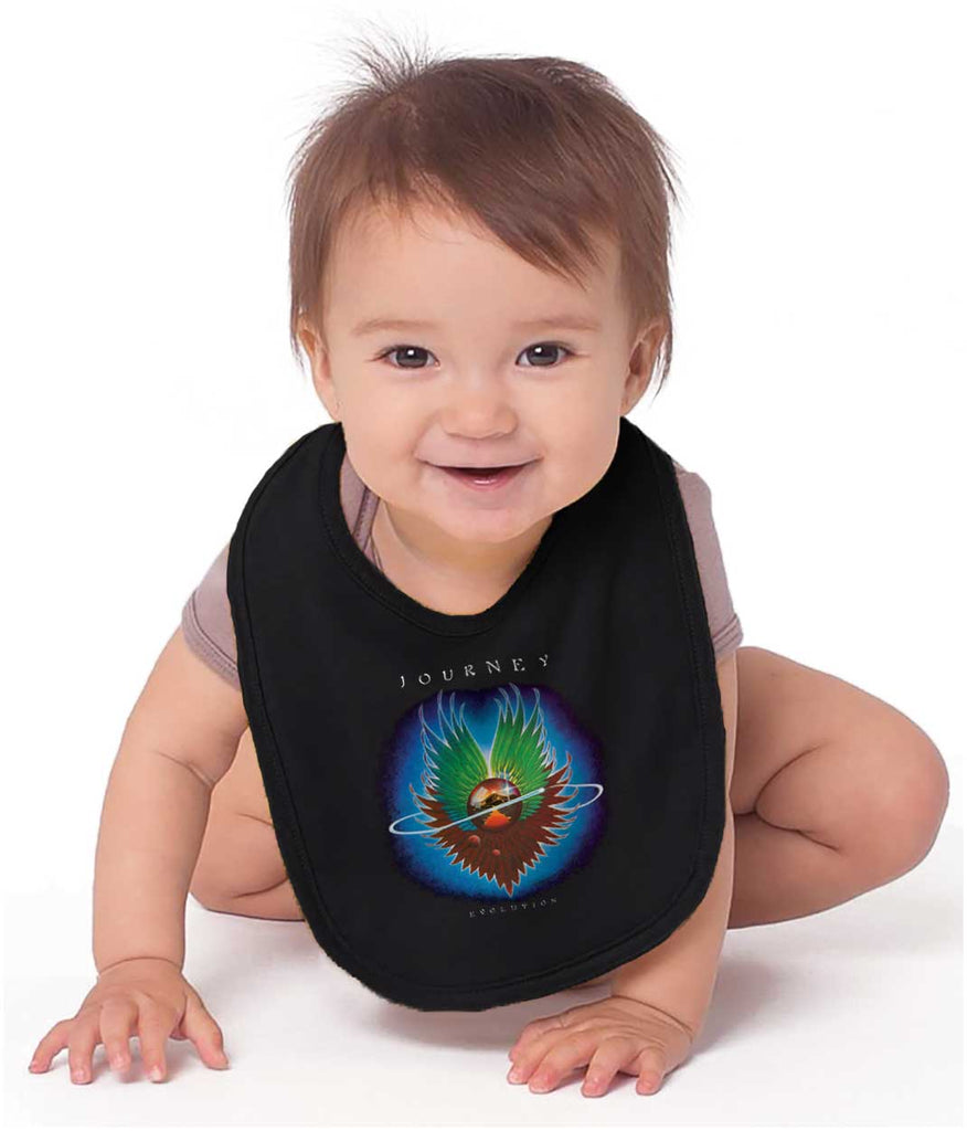 Evolution Journey Infant Baby Bib-Direct To Garment Print-Brisco Baby