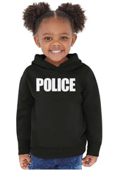 Police Force Toddler Pullover Hoodie-Direct To Garment Print-Brisco Baby