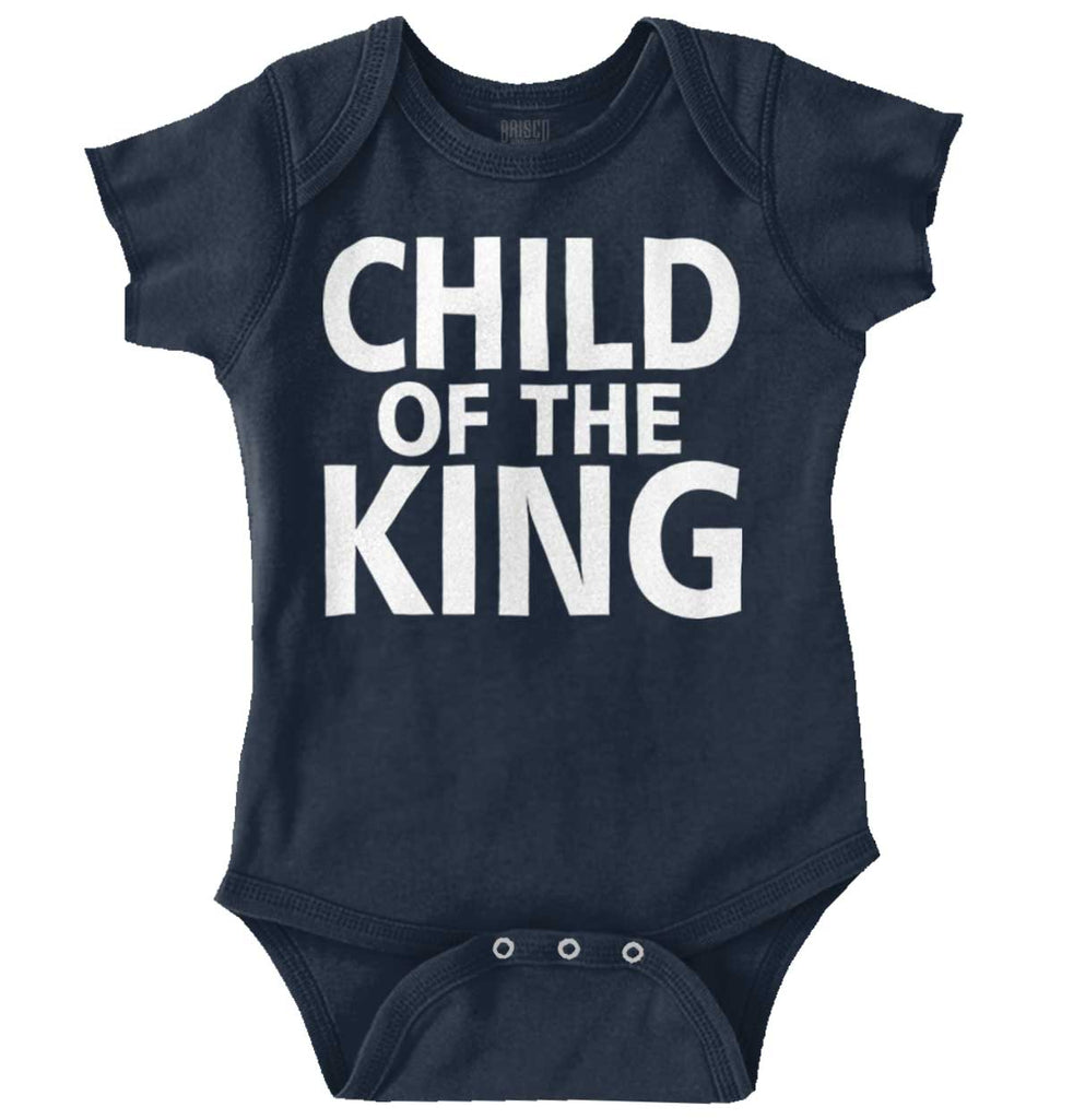 Child Of The King Romper Bodysuit-Direct To Garment Print-Brisco Baby