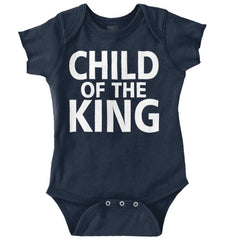 Child Of The King Romper Bodysuit-Direct To Garment Print-Brisco Baby