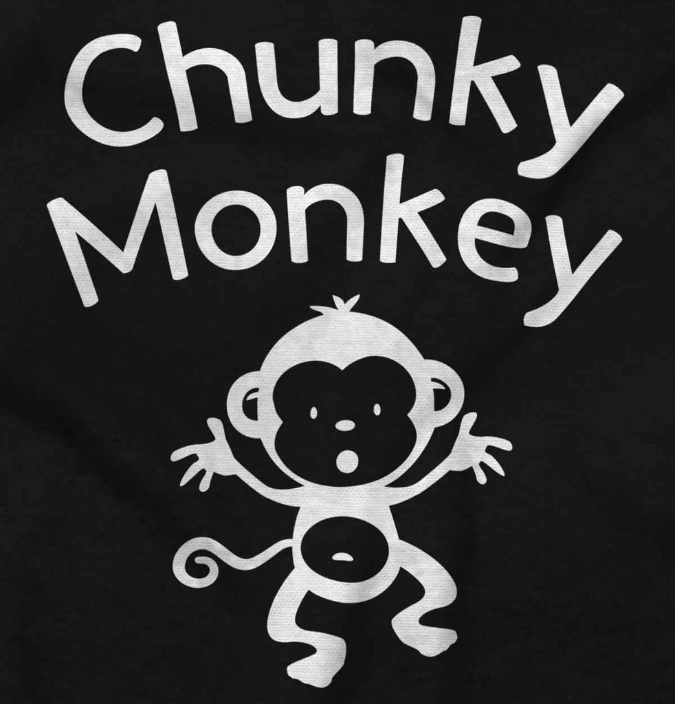 Chunky Monkey Infant Toddler T Shirt-Direct To Garment Print-Brisco Baby