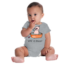 Eating Soap Romper-Direct To Garment Print-Brisco Baby
