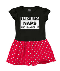 Big Naps Baby Polka Dot Skirt Dress-Direct To Garment Print-Brisco Baby