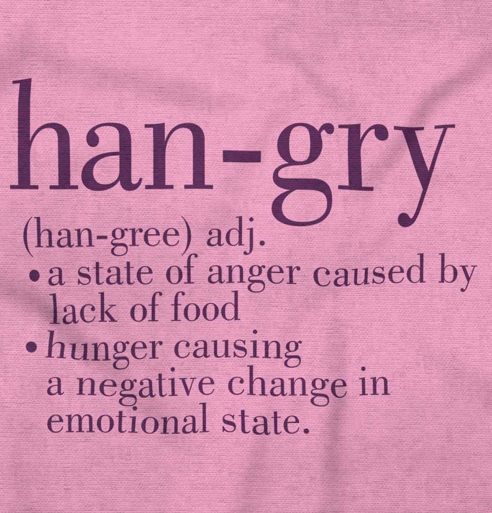 Hangry Definition Infant Toddler T Shirt-Direct To Garment Print-Brisco Baby