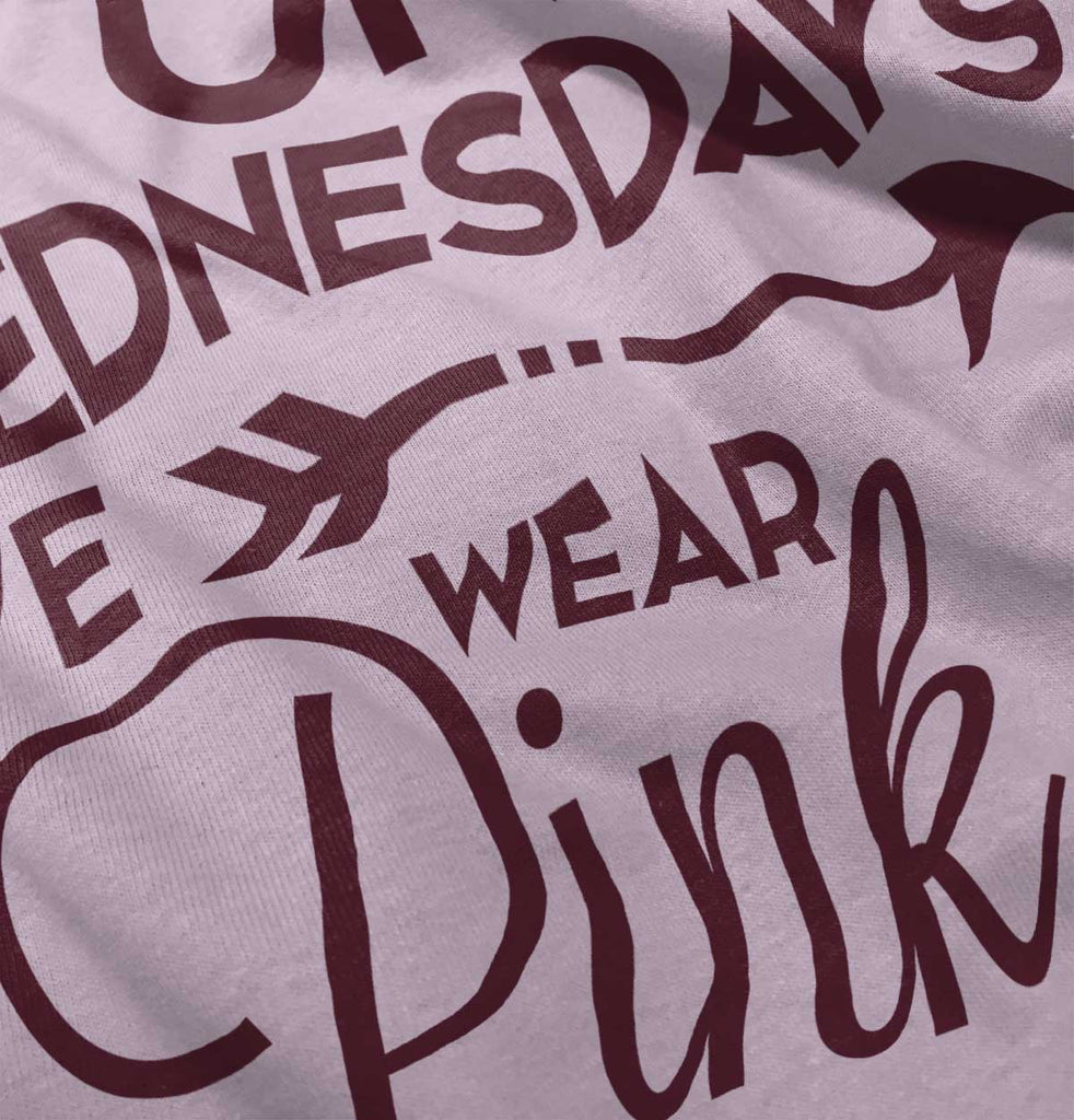 Wear Pink Infant Baby Bib-Direct To Garment Print-Brisco Baby