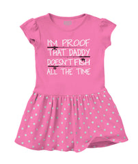 Fish All The Time Baby Polka Dot Skirt Dress-Direct To Garment Print-Brisco Baby