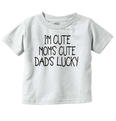 Dad's Lucky Infant Toddler T Shirt-Direct To Garment Print-Brisco Baby