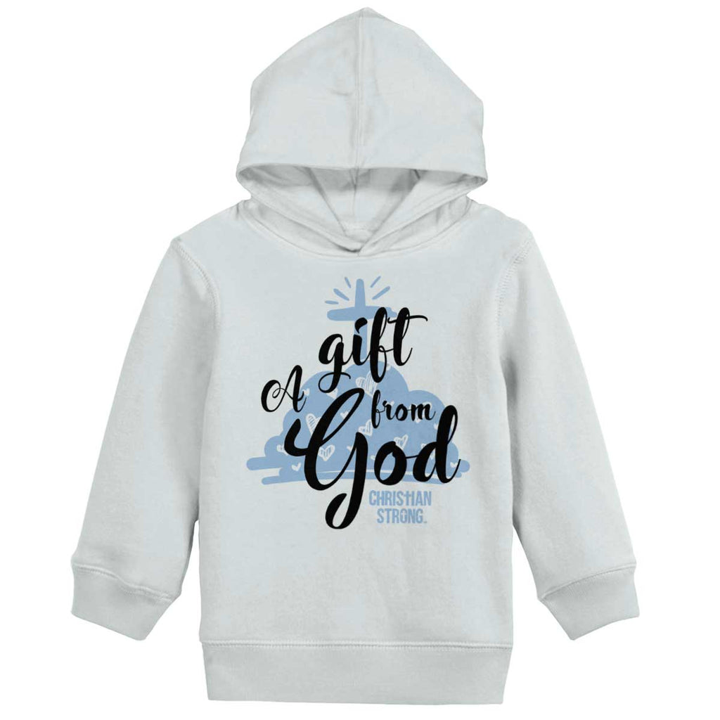 Gift From God Toddler Pullover Hoodie-Direct To Garment Print-Brisco Baby