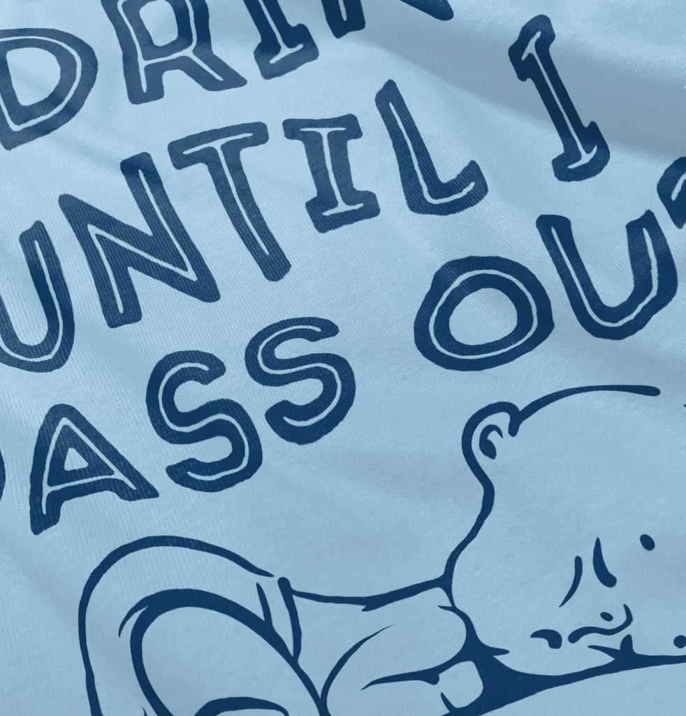 Until I Pass Out Infant Baby Bib-Direct To Garment Print-Brisco Baby