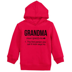 Grandma Toddler Pullover Hoodie-Direct To Garment Print-Brisco Baby