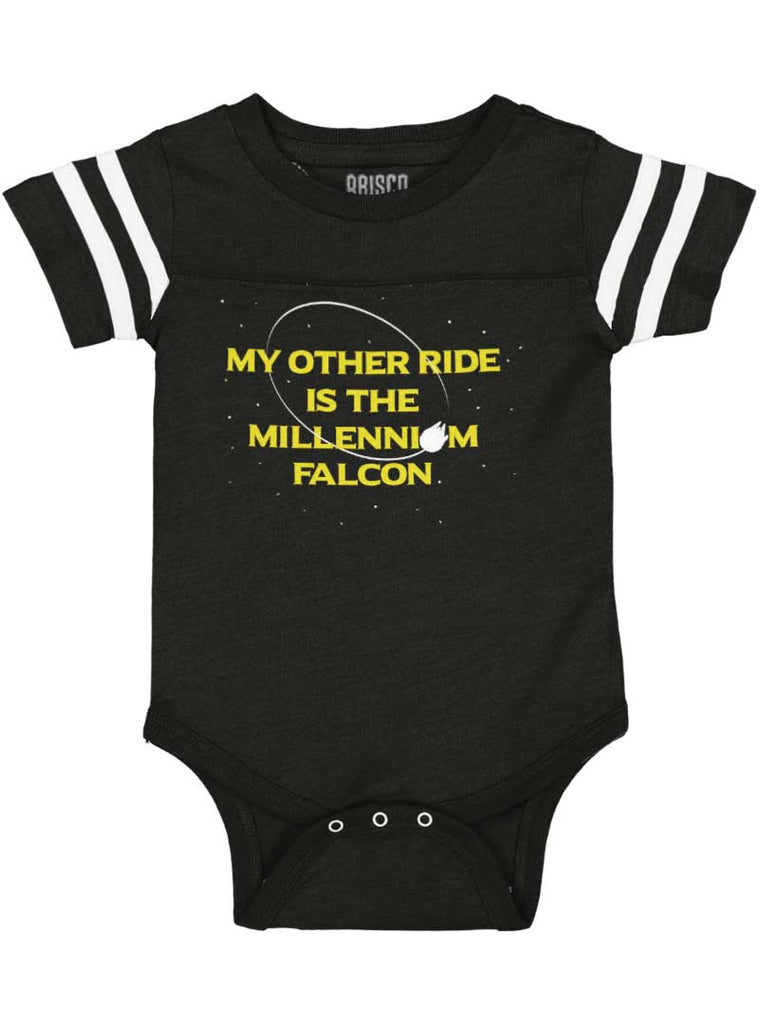 Other Ride Millennium Football Romper Bodysuit-Direct To Garment Print-Brisco Baby