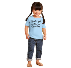 Nothin' On Grandma Infant Toddler T Shirt-Direct To Garment Print-Brisco Baby