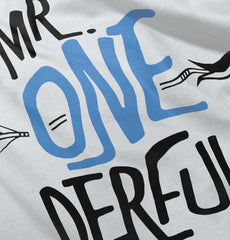 Mr. Onederful Infant Toddler T Shirt-Direct To Garment Print-Brisco Baby