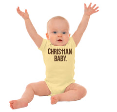 Christian Baby Romper Bodysuit-Direct To Garment Print-Brisco Baby