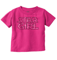Star Girl Infant Toddler T Shirt-Direct To Garment Print-Brisco Baby