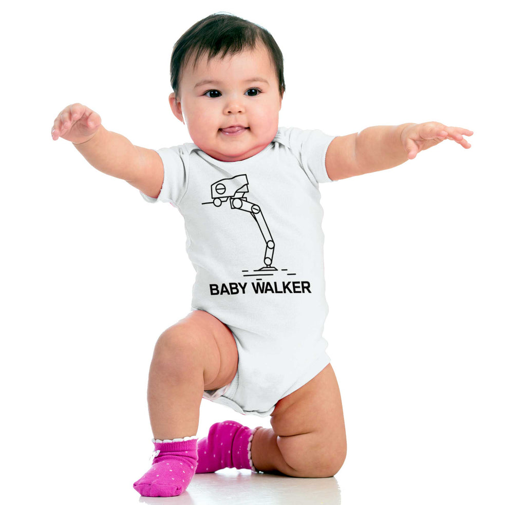 Daddy Walker Romper Bodysuit-Direct To Garment Print-Brisco Baby