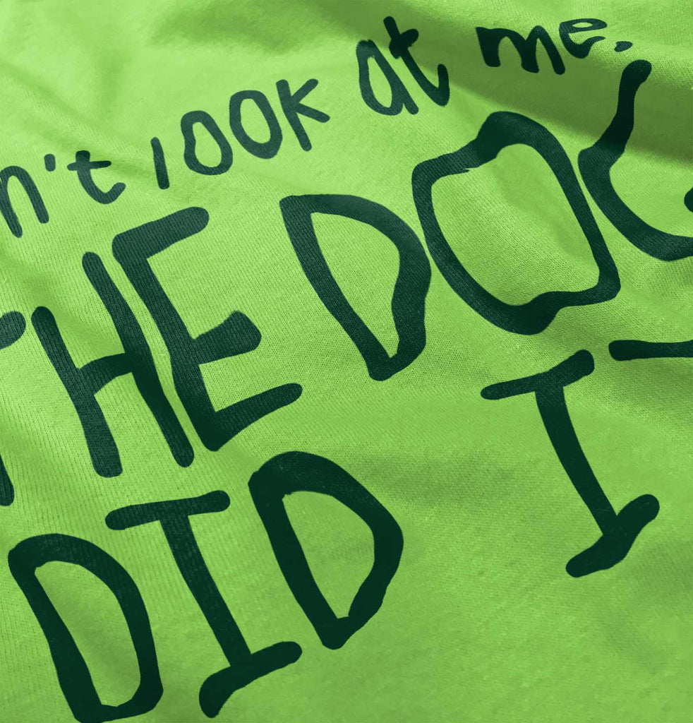 Dog Did It Romper Bodysuit-Direct To Garment Print-Brisco Baby