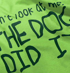 Dog Did It Romper Bodysuit-Direct To Garment Print-Brisco Baby