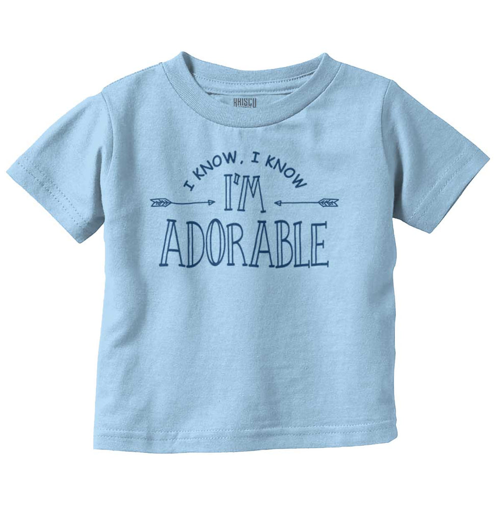 I'm Adorable Infant Toddler T Shirt-Direct To Garment Print-Brisco Baby