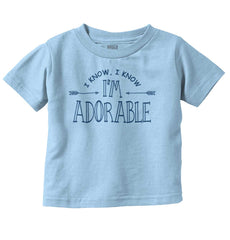 I'm Adorable Infant Toddler T Shirt-Direct To Garment Print-Brisco Baby