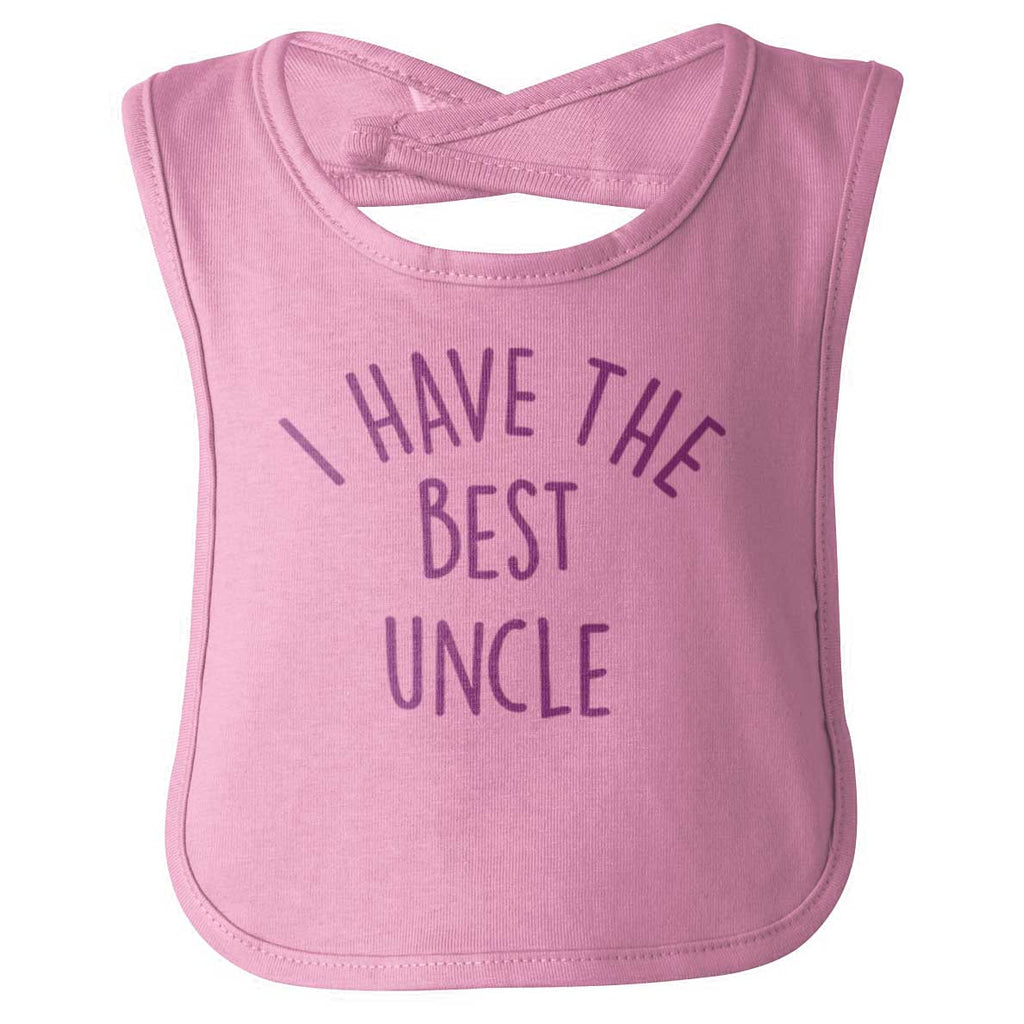 Best Uncle Infant Baby Bib-Direct To Garment Print-Brisco Baby