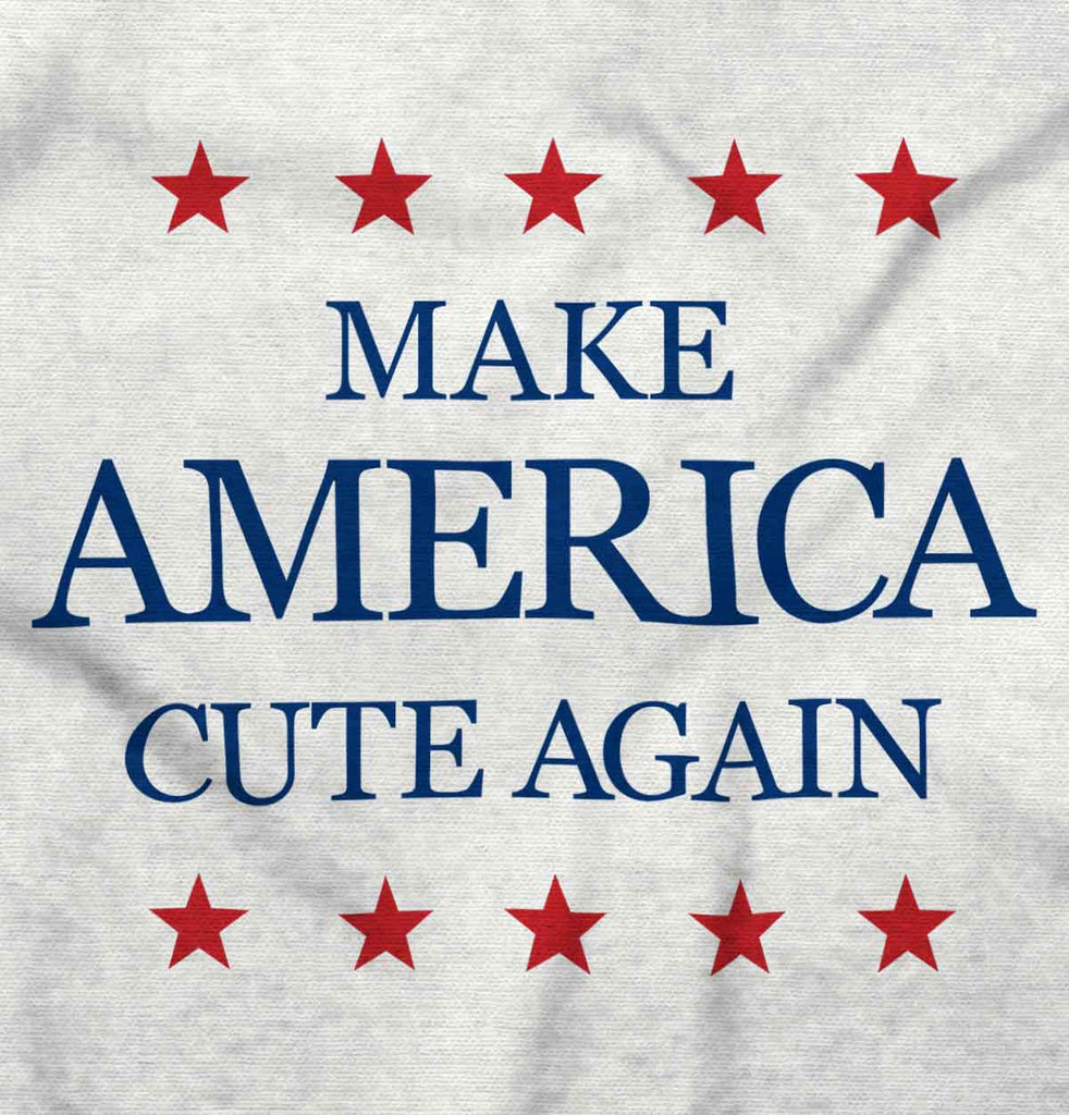 America Cute Again Infant Baby Bib-Direct To Garment Print-Brisco Baby