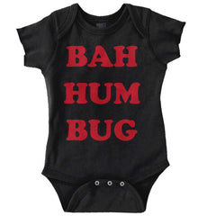 Bah Hum Bug Romper Bodysuit-Direct To Garment Print-Brisco Baby