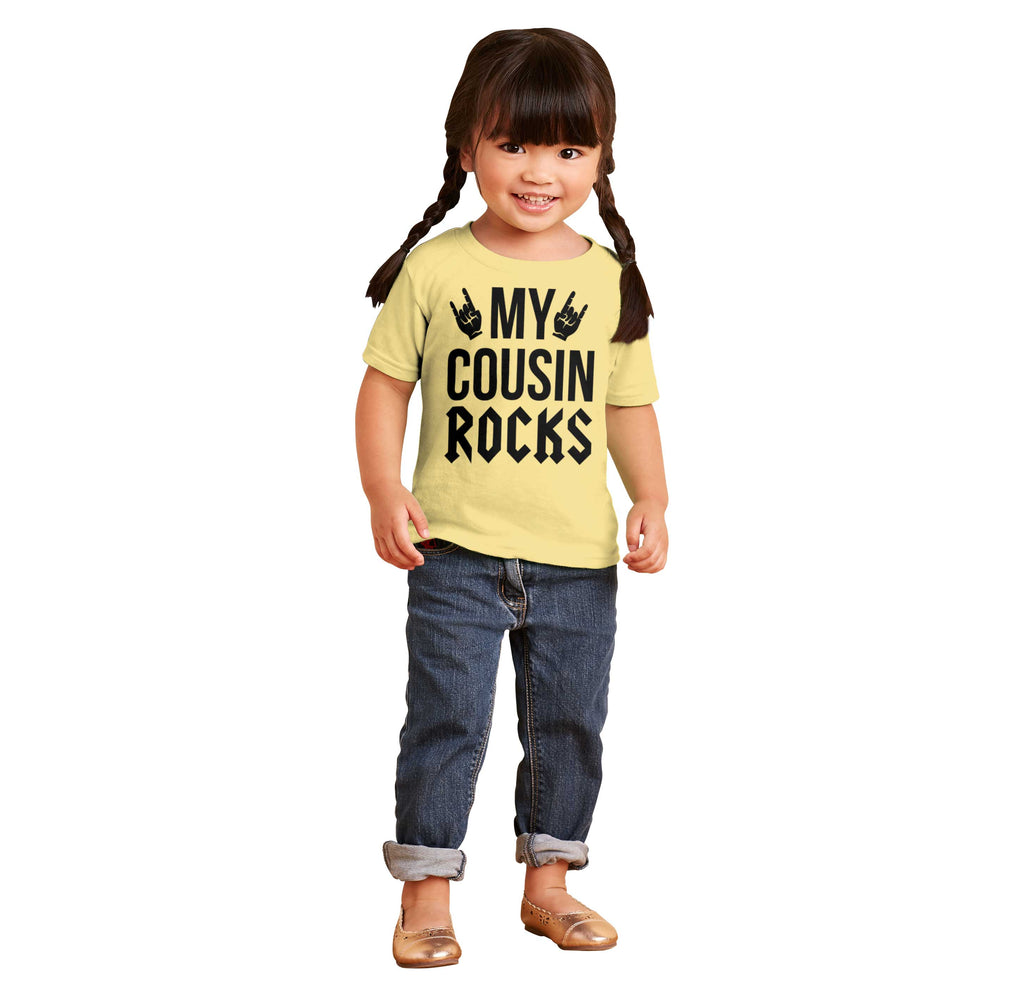 My Cousin Rocks Infant Toddler T Shirt-Direct To Garment Print-Brisco Baby