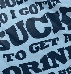 Get A Drink Infant Baby Bib-Direct To Garment Print-Brisco Baby