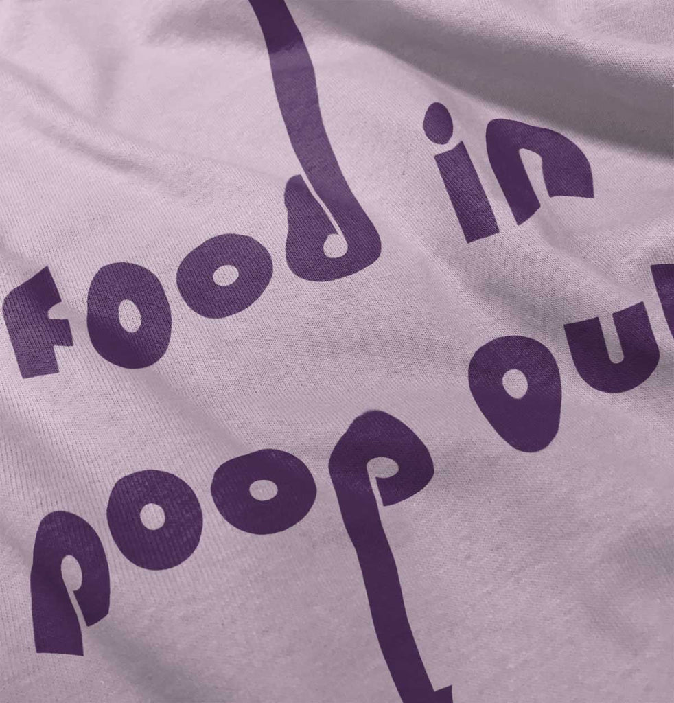 Poop out Infant Toddler T Shirt-Direct To Garment Print-Brisco Baby