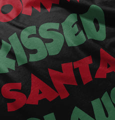 Mommy Kissed Santa Claus Infant Baby Bib-Direct To Garment Print-Brisco Baby