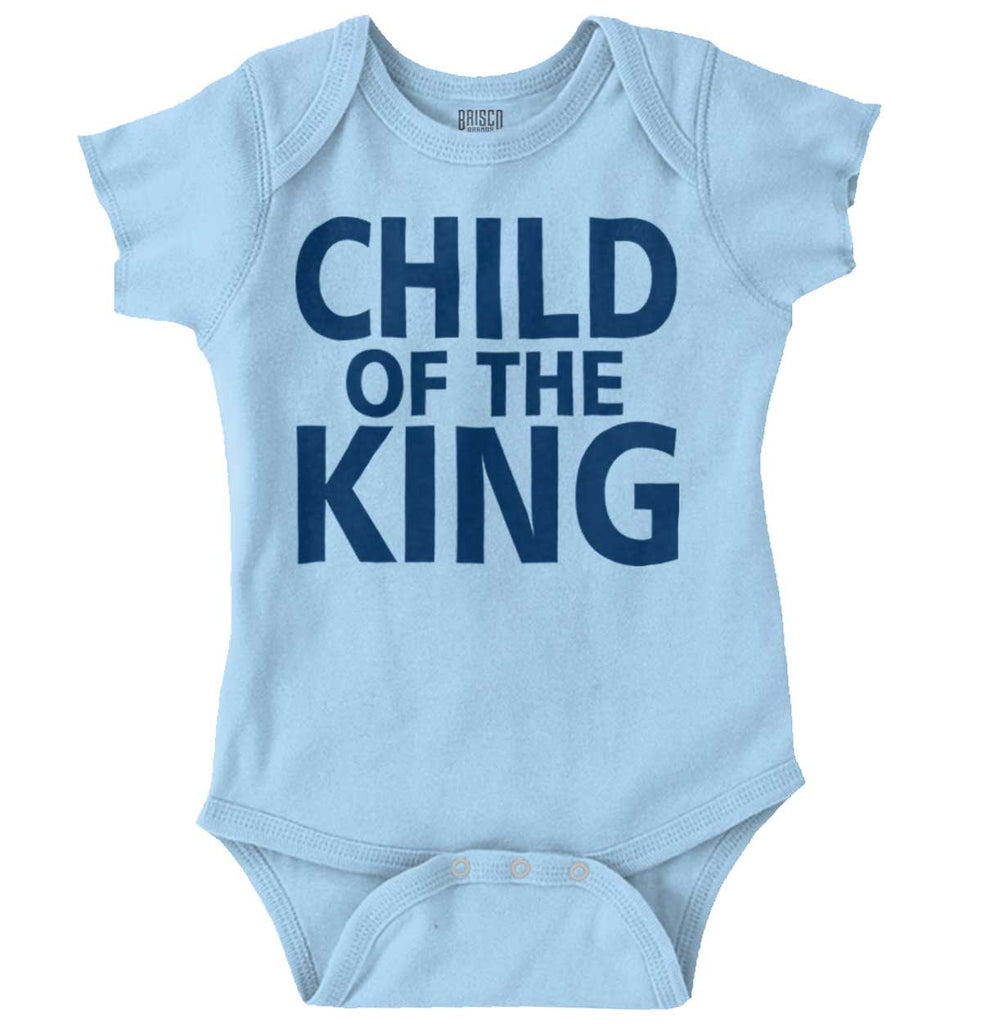 Child Of The King Romper Bodysuit-Direct To Garment Print-Brisco Baby