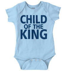 Child Of The King Romper Bodysuit-Direct To Garment Print-Brisco Baby