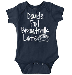 Breastmilk Latte Romper Bodysuit-Direct To Garment Print-Brisco Baby