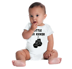 Little Ass Kicker Romper Bodysuit-Direct To Garment Print-Brisco Baby