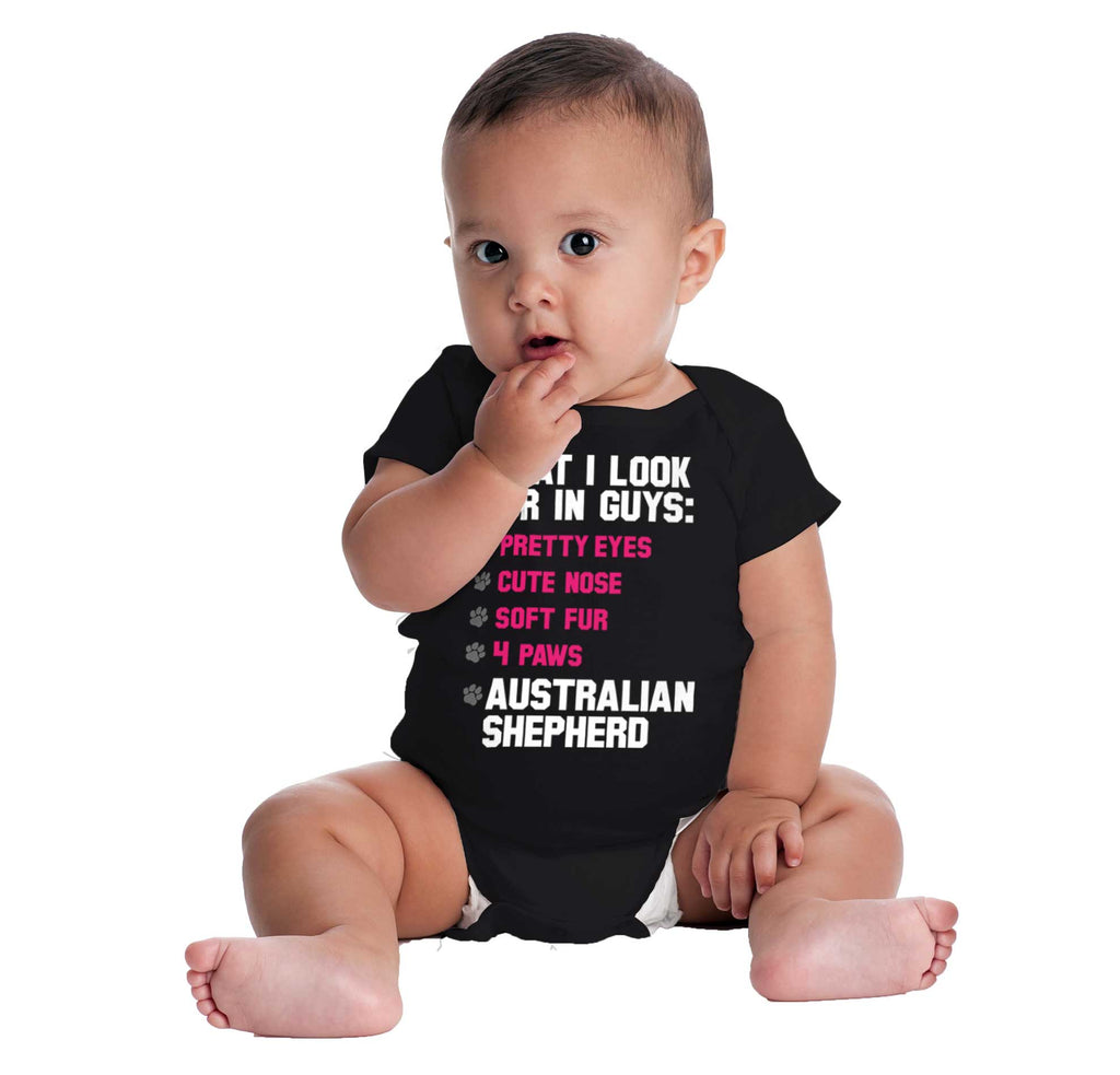 Aus Shepherd List Romper Bodysuit-Direct To Garment Print-Brisco Baby