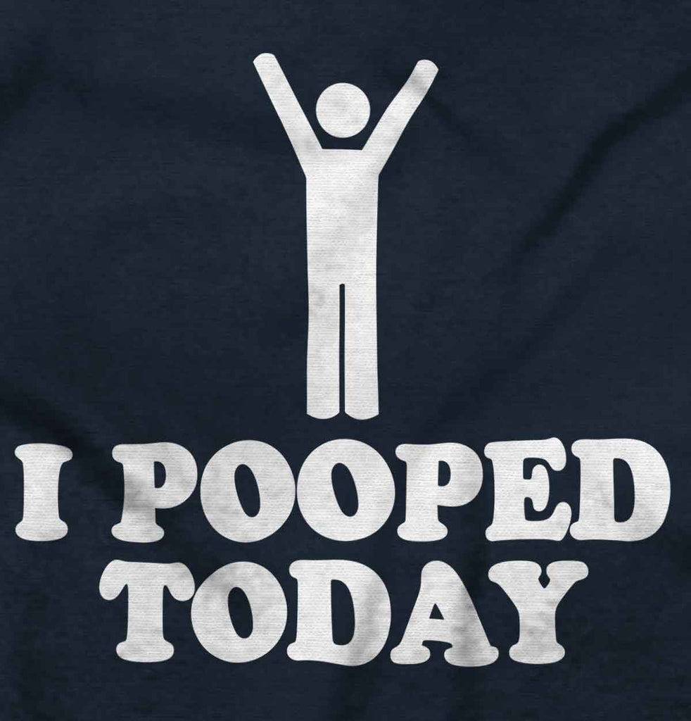 I Pooped Today Romper Bodysuit-Direct To Garment Print-Brisco Baby