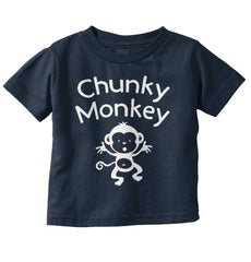 Chunky Monkey Infant Toddler T Shirt-Direct To Garment Print-Brisco Baby