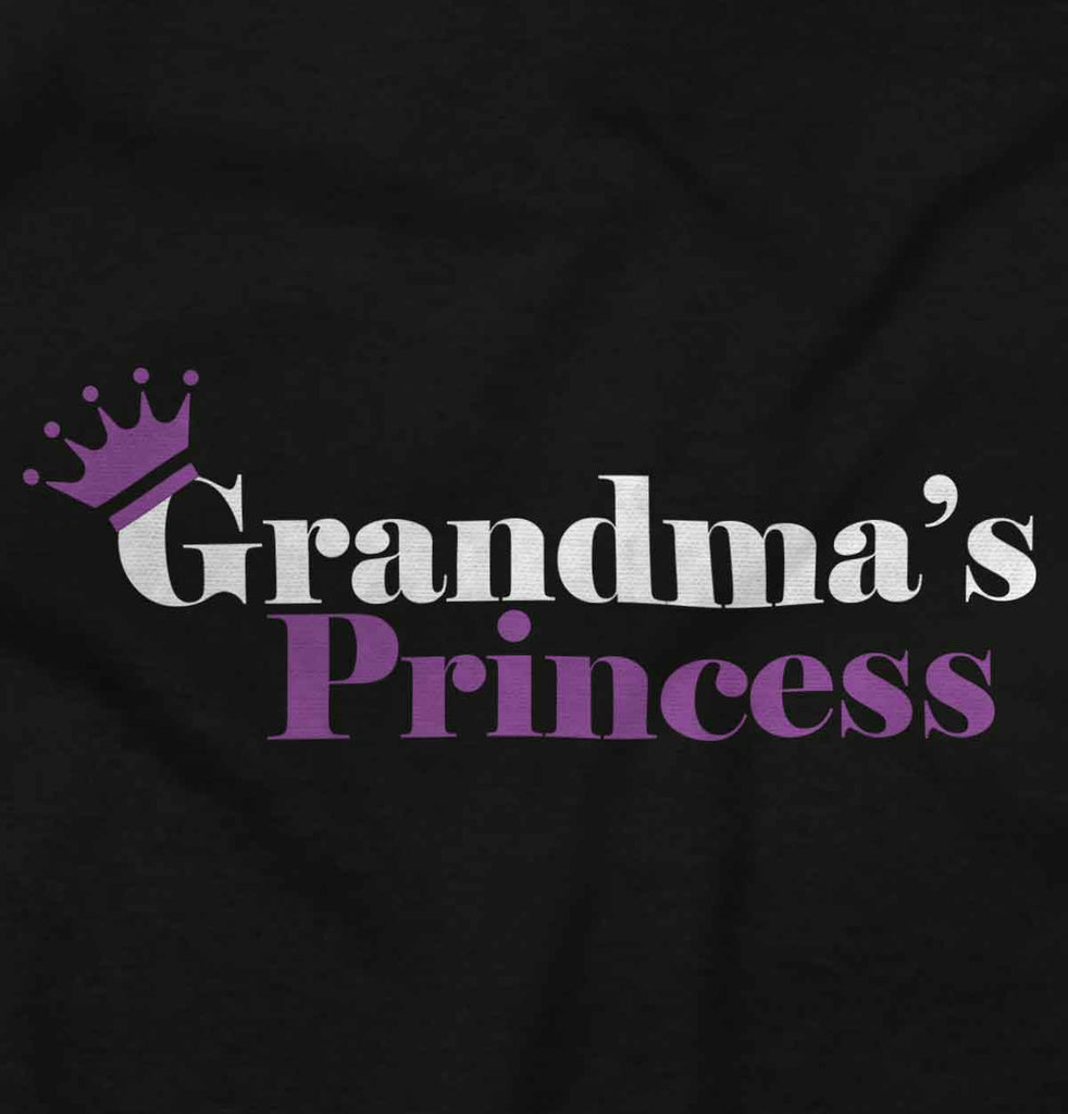 Grandma's Princess Infant Baby Bib-Direct To Garment Print-Brisco Baby