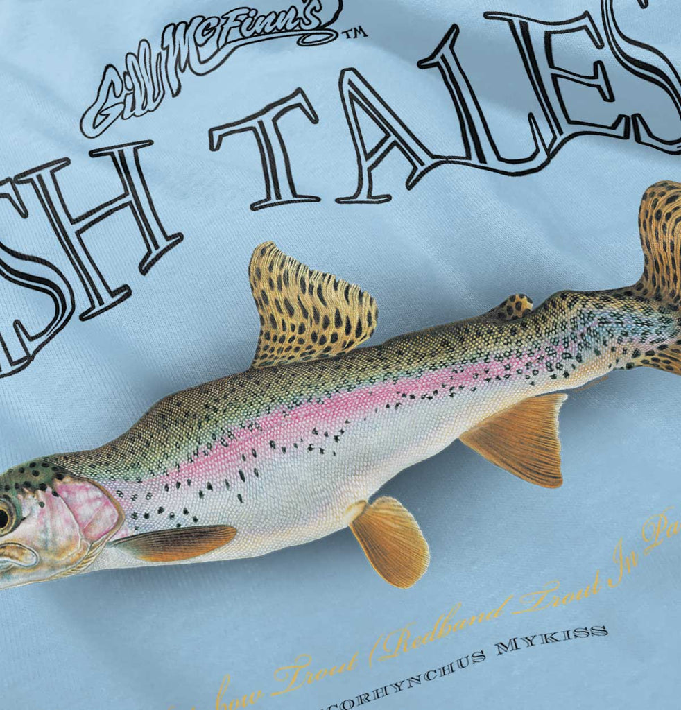 Rainbow Trout Infant Baby Bib-Direct To Garment Print-Brisco Baby