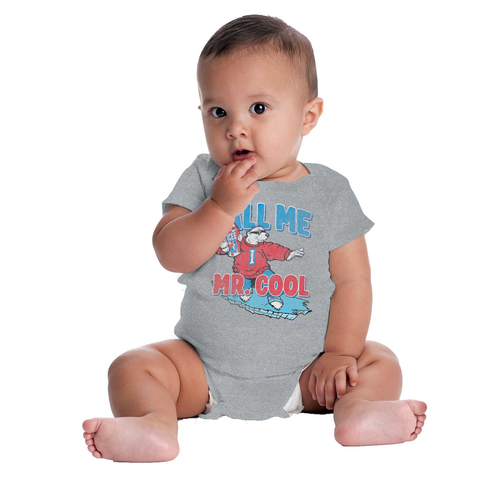 Call Me Mr. Cool Romper Bodysuit-Direct To Garment Print-Brisco Baby
