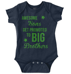 Awesome Sons Promoted Romper Bodysuit-Direct To Garment Print-Brisco Baby